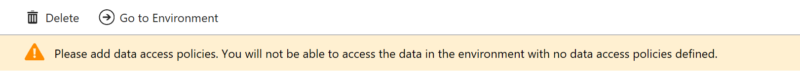 Data Access Policy Error_