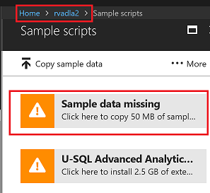 Create Sample Data_